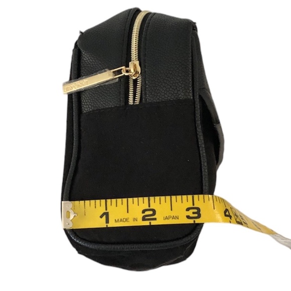 $10 or $2/15 Lancome Black Faux Suede Cosmetics Bag / Case - Picture 4 of 6